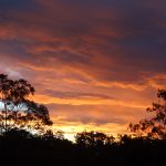 Zachód Słońca W Australii