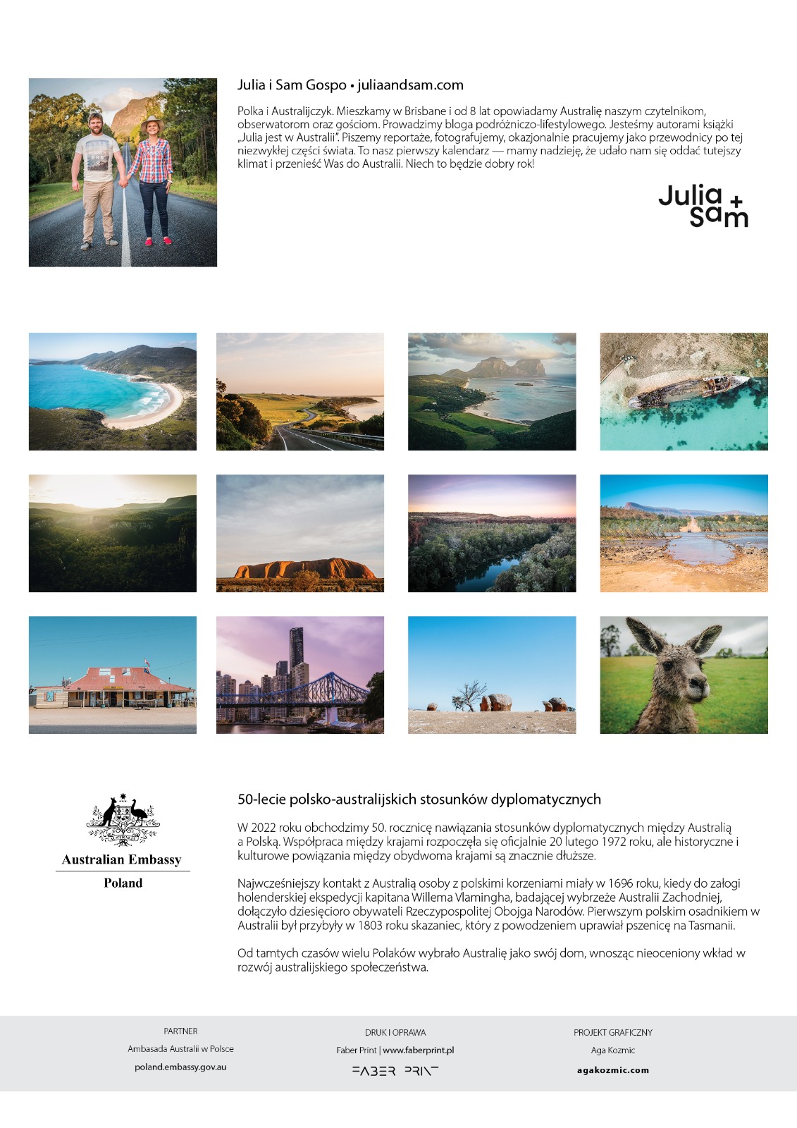 Kalendarz Australia 2022 Ostatnia Strona
